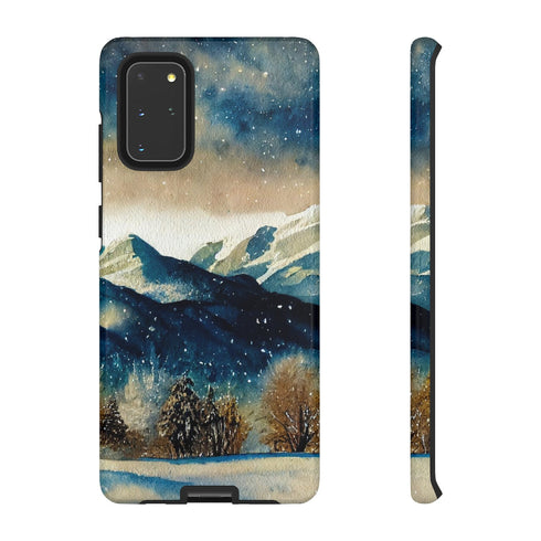 Snowy Colorado Rocky Mountains - Impact Resistant Phone Case Samsung Galaxy S20+ Glossy
